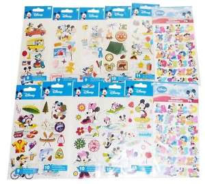 12 Sheets Mickey Mouse EK Success Scrapbooking Stickers  
