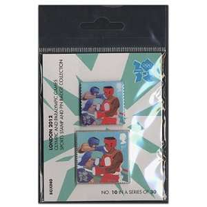  2012 Olympic Boxing Stamp and Pin Pack 