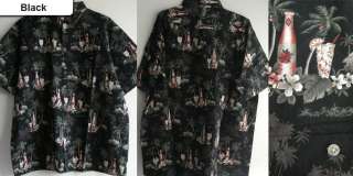 New Mens Casual Hawaiian Palm Wine Tropical Print Shirts Button front 
