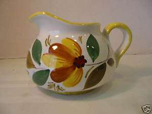 CERAMIC 4 CUP PITCHER, HANDPAINTED IN ITALY FTD  VASE  