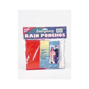    24 Packs of 2 Emergency Rain Ponchos 52x80