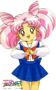 Authentic Vintage Anime Pink Sailor Chibi Moon Hair Tie  