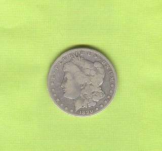 1890~ CC ~Morgan Silver One Dollar $1 Coin Carson City ~Vintage Money 