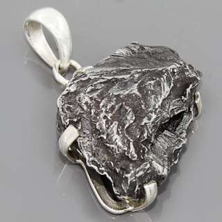   Sikhote Alin Meteorite Gemstone 925 Sterling Silver Pendant Jewelry
