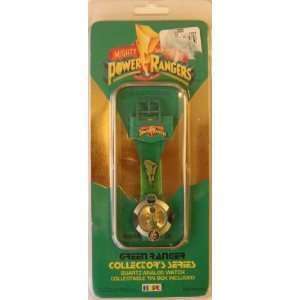   Power Rangers Watch with Collectable Tin Box Green Ranger Toys