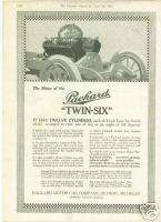 1915 Packard Twin Six Automobile/Engine Ad  