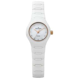 Skagen 816XSWXRC1 watch designed for Ladies having White dial and 