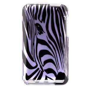  Purple with Black Zebra Face Apple Ipod Touch 2 / 3 2nd 