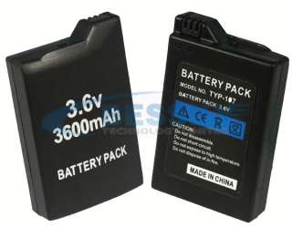 Replacement Battery 3600mAh For Sony PSP 2000 SLIM/3000  