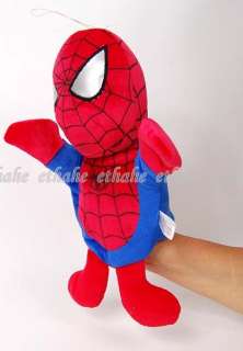 Spiderman Figure Plush Toy Doll Play Hand Puppet 2BOZ  