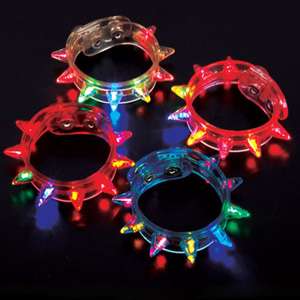 NEW Flashing LED Light Glow Bracelets Cyber Punk Rave  