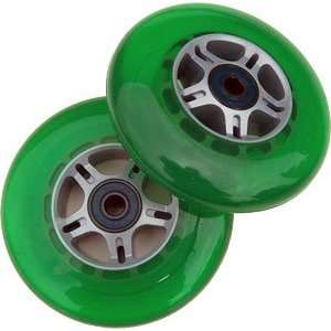UPGRADE WHEELS for RAZOR SCOOTER Green ABEC 7 BEARINGS  