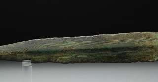 superb Ancient European Early Iron Age bronze sword, dating to 