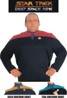 Star Trek DS9 Deluxe Gold Uniform Shirt   3XL Plus Size  