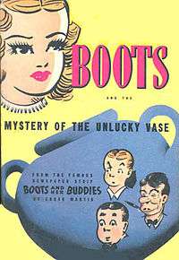 Boots Sunday Page with Uncut Paper Doll from 5/12/1963  