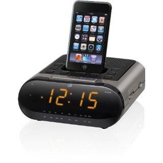 CI189 Large Display Clock Radio with Docking and Recharging for iPod 
