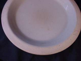 Vintage Antique Stoneware 12 Crock Lid Plate Platter  