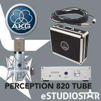 AKG PERCEPTION 820 TUBE STUDIO CONDENSER MICROPHONE MINT  