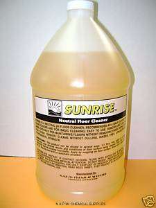 SUNRISE NEUTRAL pH FLOOR CLEANER CONCENTRATE 2 GAL.  
