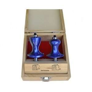 Stair Handrail Router Bit Set   VM0312A 1/2  SHK 1/2  No Bearing 