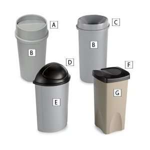 RUBBERMAID Untouchables Containers and Tops   Light gray  