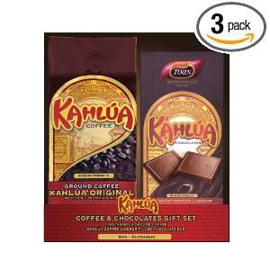 Kahlua Coffee & Chocolate Gift, 4 Ounce (Pack of 3)  