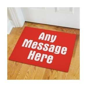  Personalized Say Anything Doormat
