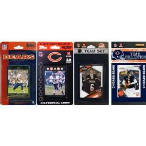  NFL Chicago Bears 4 Different Licensed Trading Card Team 