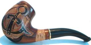 New Hand Carved Briar Tobacco Smoking Pipe/Pipes *ANCHOR* EXCLUSIVE 