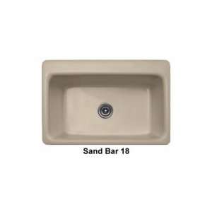   15 Coventry Single Bowl Kitchen Sink Self Rimming Three Hole 15 3 18