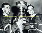   Richard Guy Lafleur Jean Beliveau Autographed Hockey Stick Canadiens