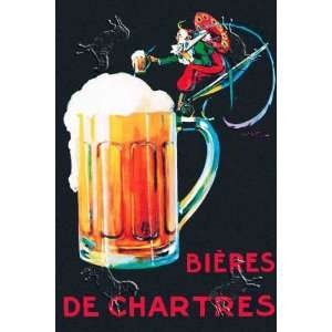  Bieres de Chartres #2 by unknown. Size 18.50 X 27.50 Art 