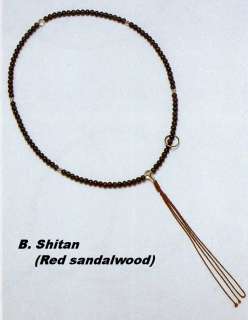 Zen type JUZU Buddhist rosary beads [Shoume or Shitan]  