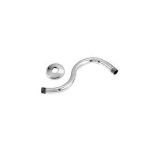 Westbrass 1/2 x 8 S Shower Arm with Sure Grip Flange D303 81 54
