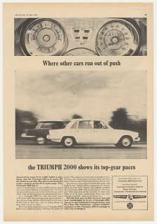 1965 Triumph 2000 Top Gear Acceleration British Ad  