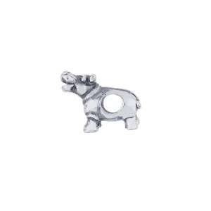  FROLIC Sterling Silver Hippo Slider Charm Jewelry