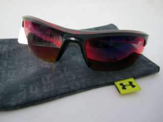 Under Armour STRIDE XL Crystal Red Sunglasses NEW w/tags + pouch 