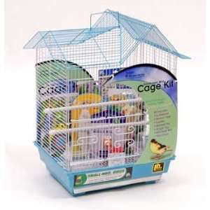  Top Quality Bird Cage Starter Kit 14x11 Wh/bl Pet 