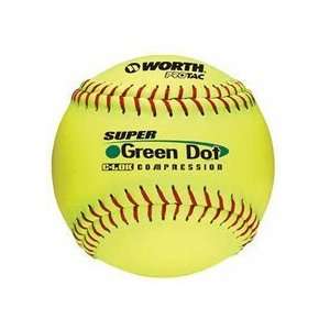  11 Super Green Dot® Softballs (.47 COR) from Worth   1 