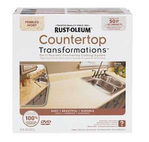 NEW Rustoleum PEBBLED IVORY Large CounterTop Transformations Kit 50sq 