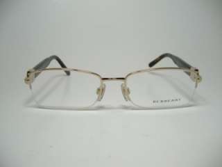 BURBERRY EYEGLASSES B 1146 GOLD 1002 SIZE 52*17*135 NEW AND AUTHENTIC 