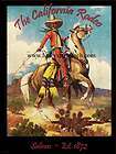 Salinas, CA Cowboy Cowgirl Vintage Rodeo Posters