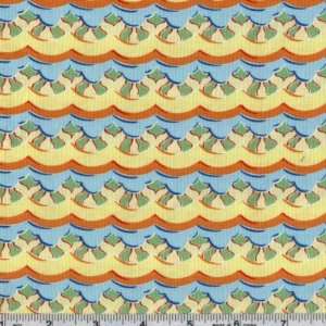  45 Wide Kites Cloud Stripe Blue Fabric By The Yard Arts 