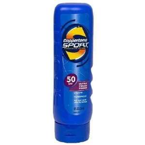 Coppertone Sport Sunscreen Lotion, Spf 50, Ultra Sweat proof, 4 ounce 