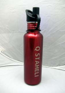 Personalized Stainless Steel Water Bottle 25oz   RED  