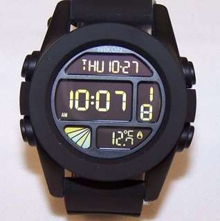 Nixon Authentic Watch Unit Digital Black A197 000 NEW  