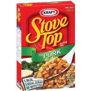 Stove Top Stuffing Mix for Pork 6 oz (Pack of 12)  Grocery 