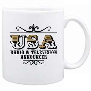  New  Usa Radio And Television Announcer   Old Style  Mug 