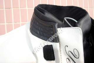 Motorcycle MotoGP MotorHead PU Leather Jacket White/Black  