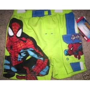  Spiderman Swimming Suit/Trunks/Shorts Size 2T Everything 